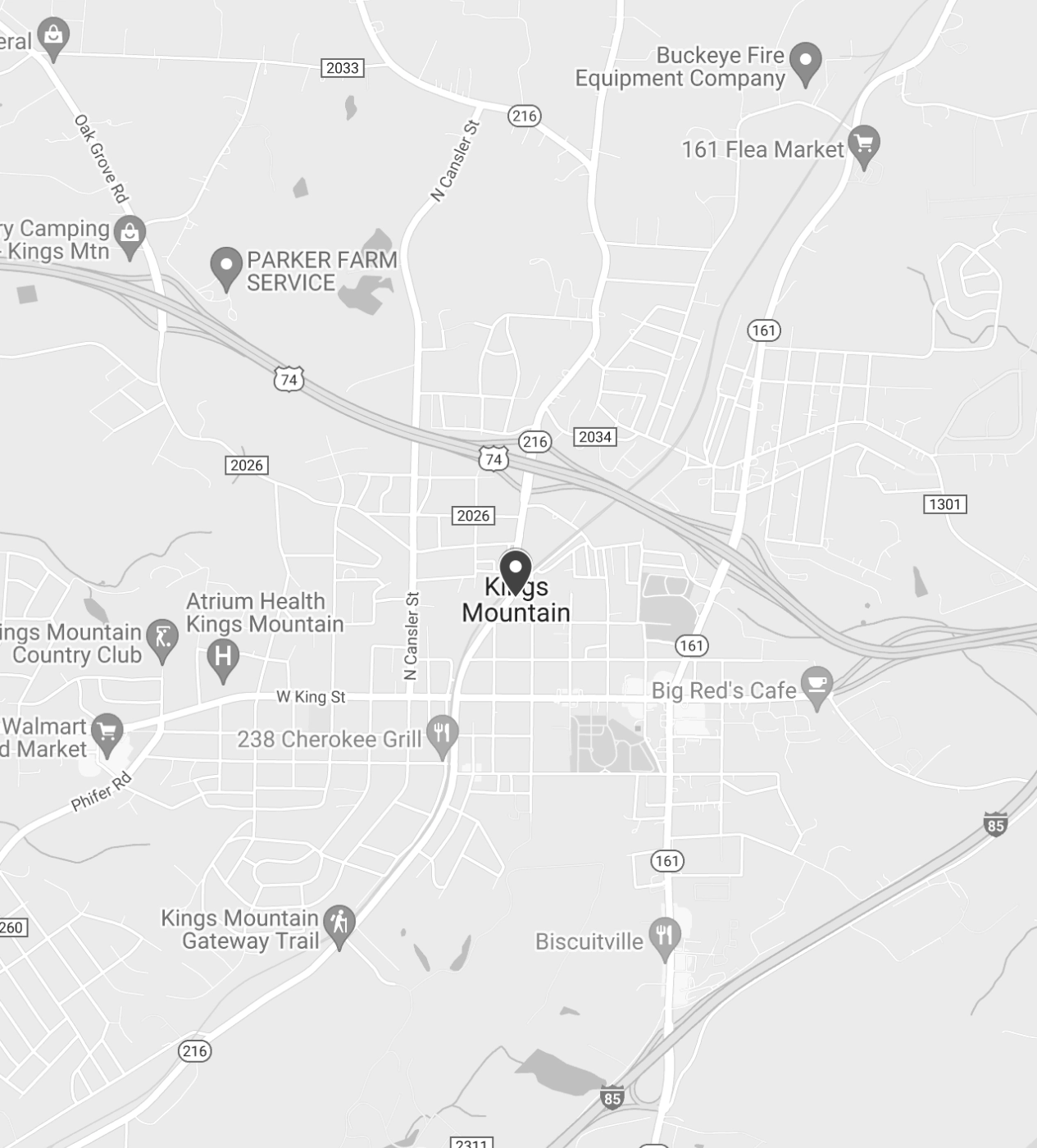 Privette’s Towing, LLC map1